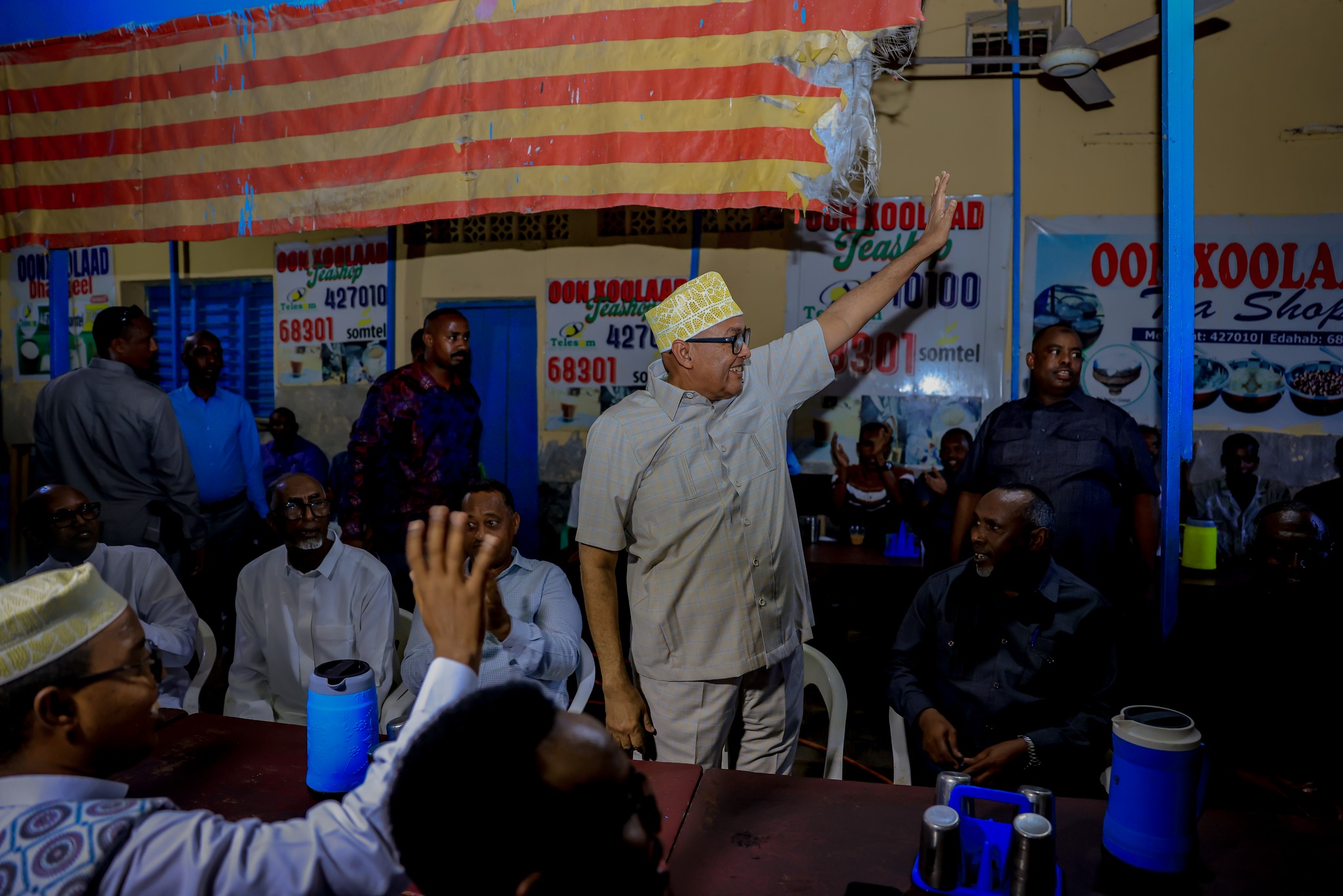 The President of Somaliland Engages with Citizens of Berbera During Evening Visit